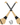 Crossed Hurls 1/4 Zips