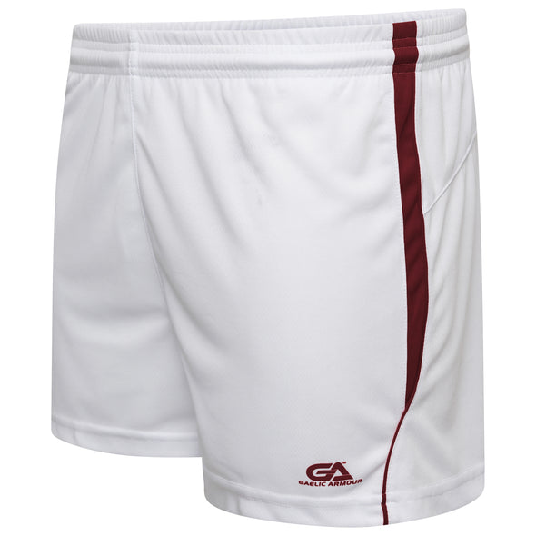 Shorts WHITE / MAROON