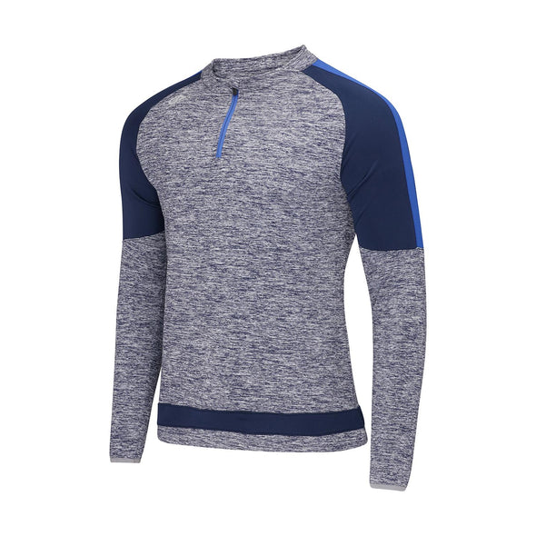 SEMPLE HALF ZIP MARL / NAVY / ROYAL