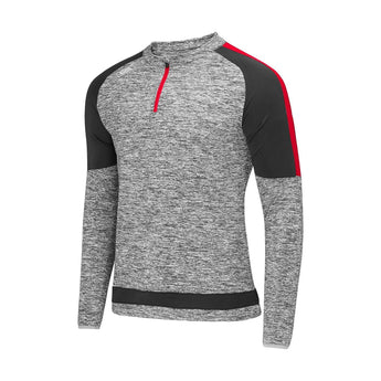 Semple Half Zip Marl / Black / Red - myclubshop.ie