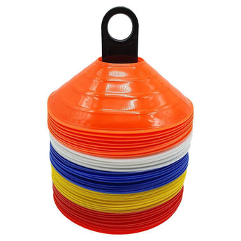 Training Saucer Cones (Assorted Colours) | 50 Pack - myclubshop.ie
