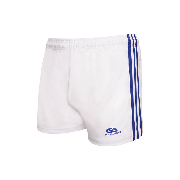 GAA Official Match Shorts White Royal - myclubshop.ie
