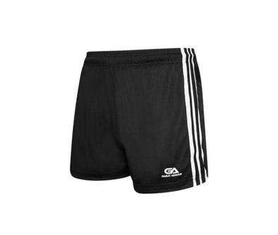 GAA Official Match Shorts Black White - myclubshop.ie