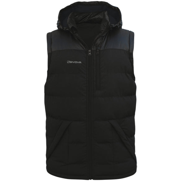 Givova Prime Sleeveless Jacket Black
