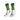 GAA Midi Socks Green Amber Hoops
