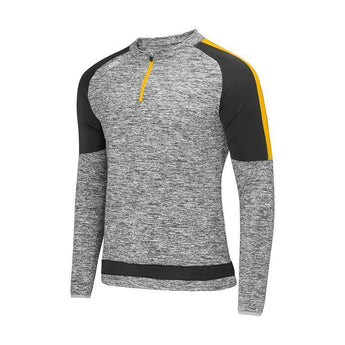 Semple Half Zip Marl / Black / Amber - myclubshop.ie