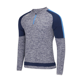 Semple Half Zip Marl / Navy / Sky - myclubshop.ie