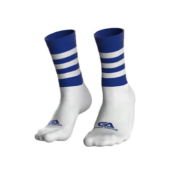 GAA Midi Socks Royal White Hoops