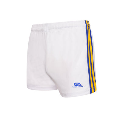 GAA Official Match Shorts White Royal Amber - myclubshop.ie